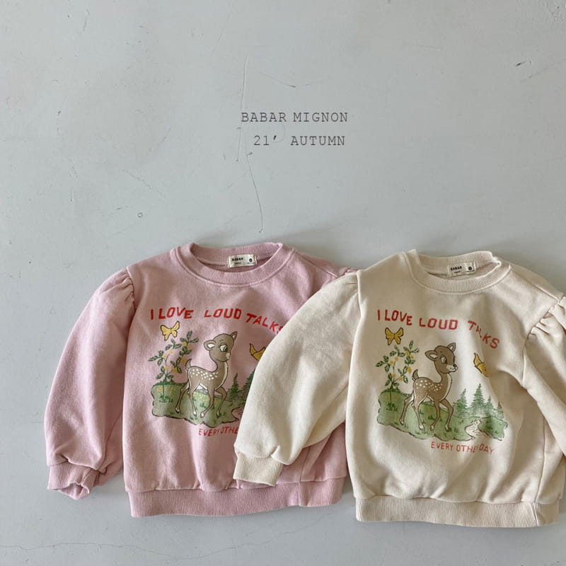 BABAR MIGNON - Korean Children Fashion - #Kfashion4kids - Bambi Sweatshirt