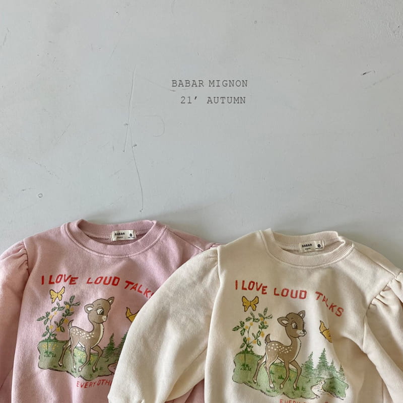 BABAR MIGNON - Korean Children Fashion - #Kfashion4kids - Bambi Sweatshirt - 2