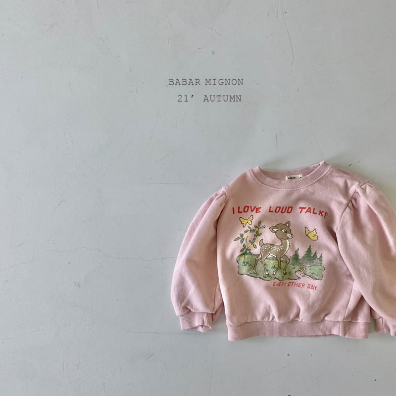 BABAR MIGNON - Korean Children Fashion - #Kfashion4kids - Bambi Sweatshirt - 4