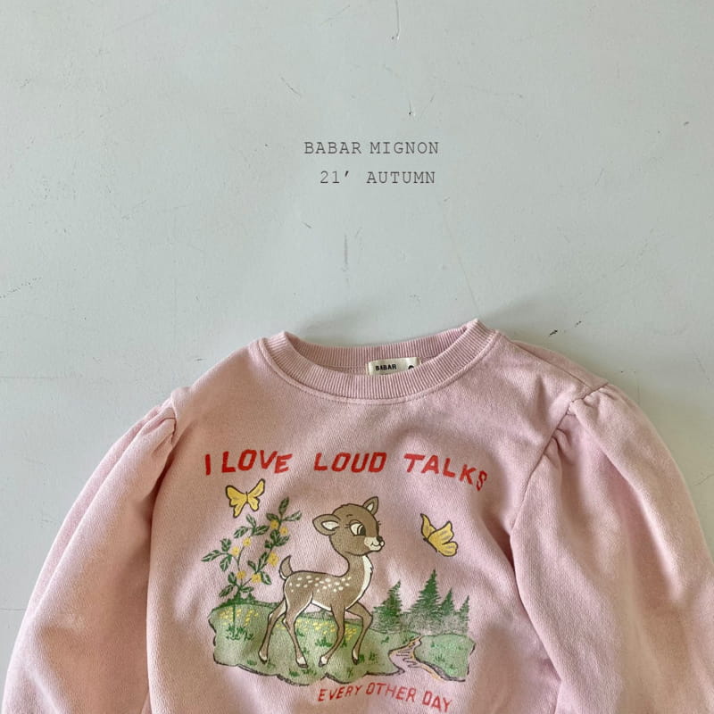 BABAR MIGNON - Korean Children Fashion - #Kfashion4kids - Bambi Sweatshirt - 5