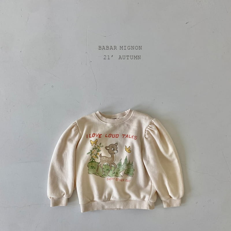 BABAR MIGNON - Korean Children Fashion - #Kfashion4kids - Bambi Sweatshirt - 6