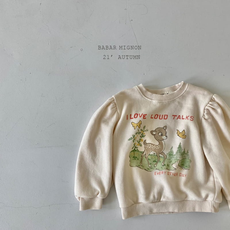 BABAR MIGNON - Korean Children Fashion - #Kfashion4kids - Bambi Sweatshirt - 7