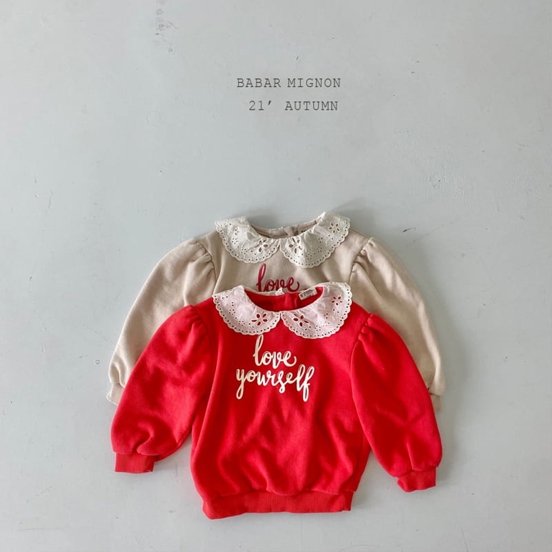 BABAR MIGNON - Korean Children Fashion - #Kfashion4kids - Lace Sweatshirt - 4