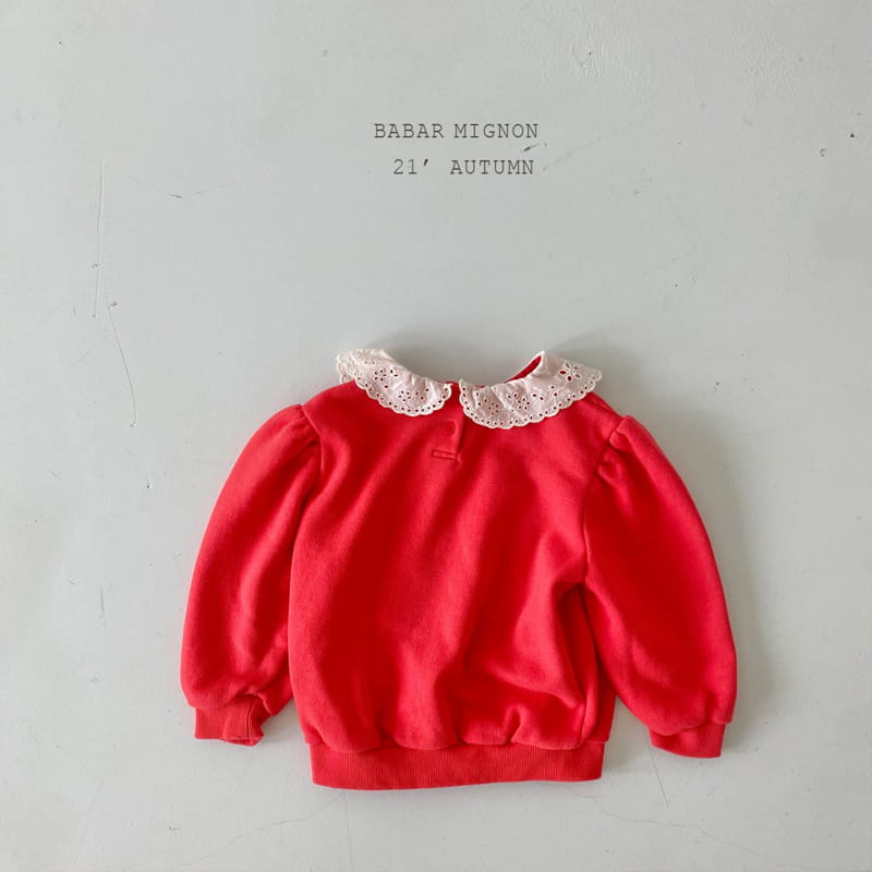 BABAR MIGNON - Korean Children Fashion - #Kfashion4kids - Lace Sweatshirt - 9