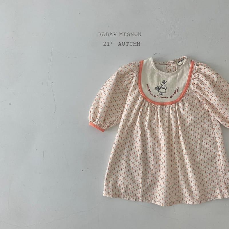 BABAR MIGNON - Korean Children Fashion - #Kfashion4kids - Rabbit Embroidery One-piece - 12
