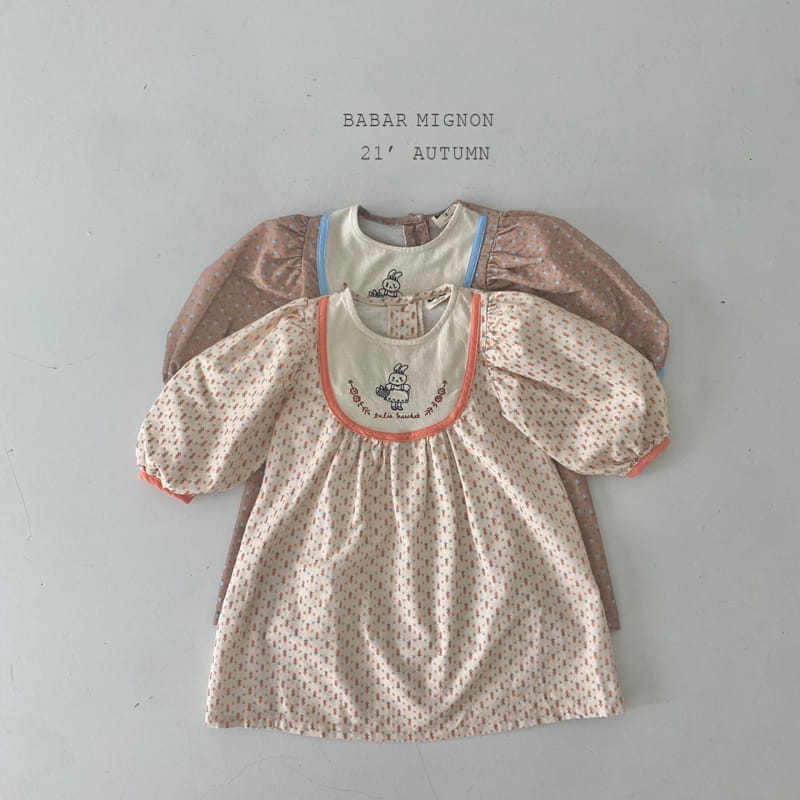 BABAR MIGNON - Korean Children Fashion - #Kfashion4kids - Rabbit Embroidery One-piece - 3