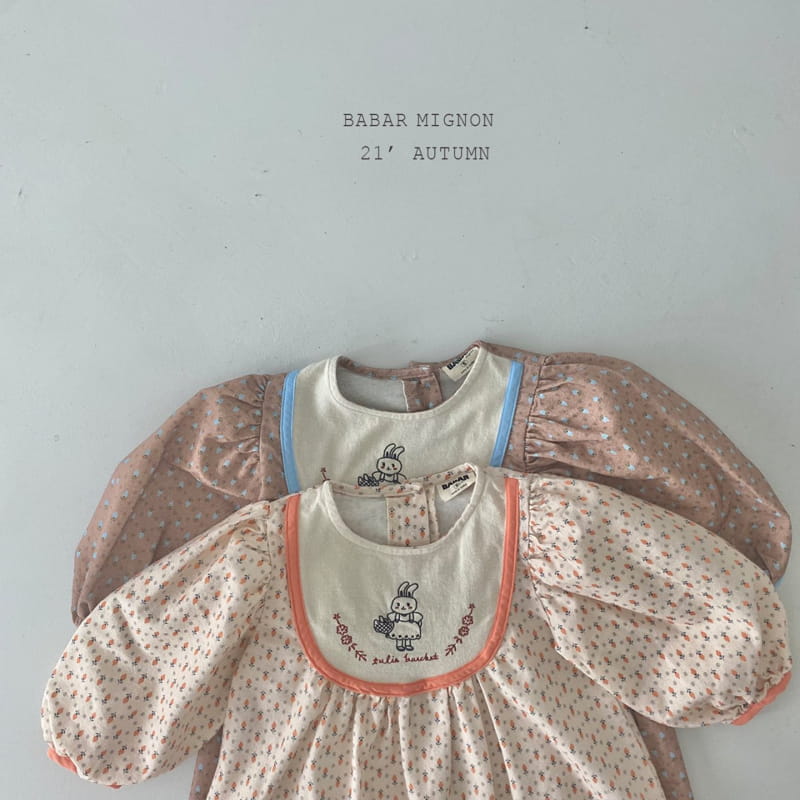 BABAR MIGNON - Korean Children Fashion - #Kfashion4kids - Rabbit Embroidery One-piece - 5