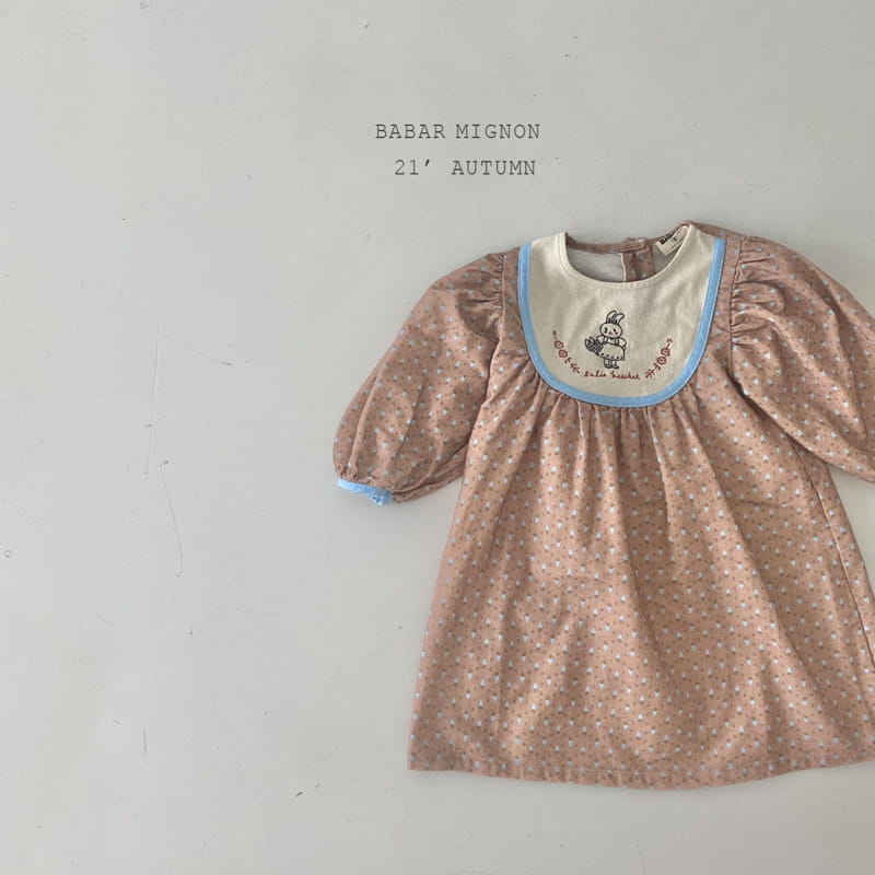 BABAR MIGNON - Korean Children Fashion - #Kfashion4kids - Rabbit Embroidery One-piece - 7