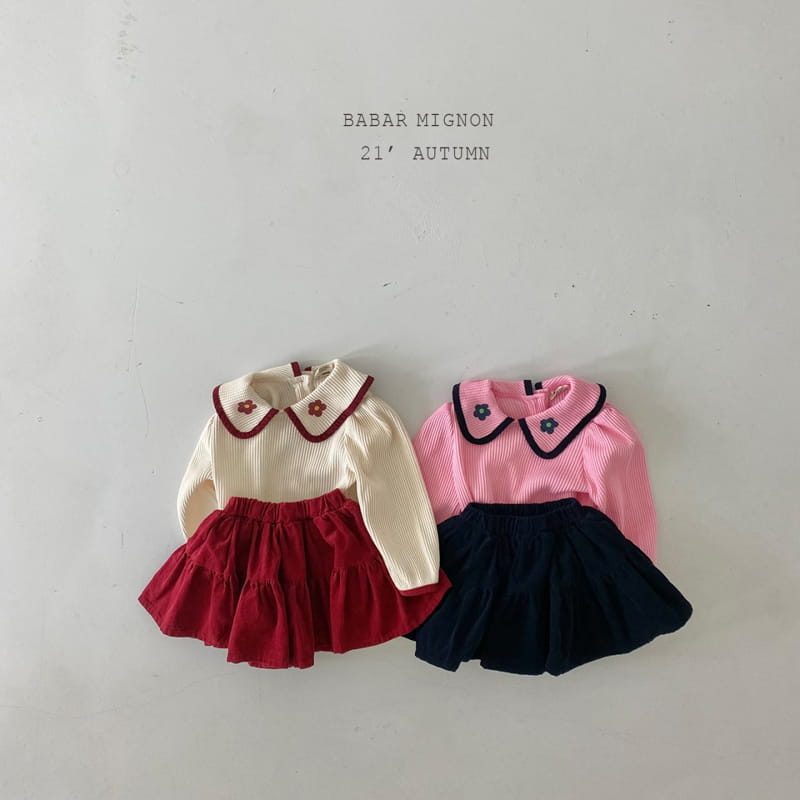 BABAR MIGNON - Korean Children Fashion - #Kfashion4kids - Lovely Corduroy Skirt - 10