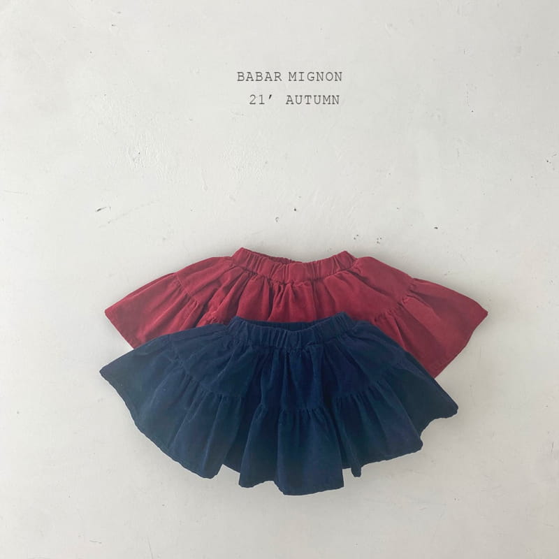 BABAR MIGNON - Korean Children Fashion - #Kfashion4kids - Lovely Corduroy Skirt - 2