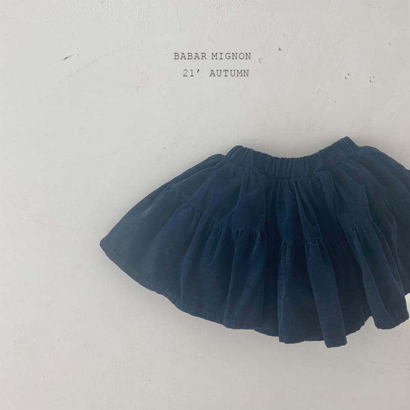 BABAR MIGNON - Korean Children Fashion - #Kfashion4kids - Lovely Corduroy Skirt - 5