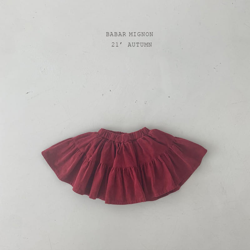 BABAR MIGNON - Korean Children Fashion - #Kfashion4kids - Lovely Corduroy Skirt - 7