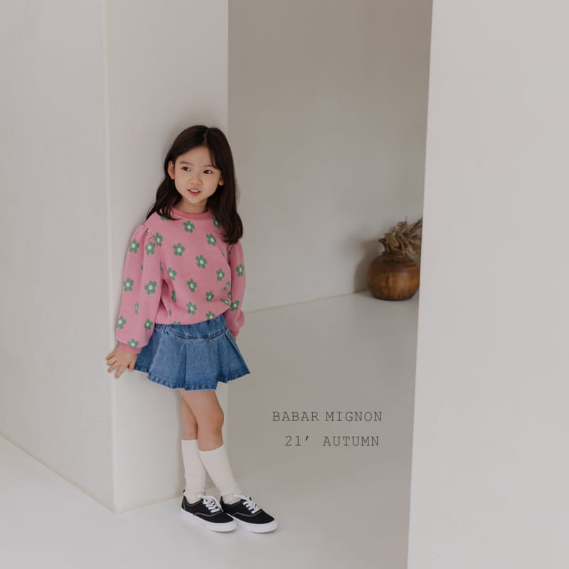 BABAR MIGNON - Korean Children Fashion - #Kfashion4kids - Pleats Denim Skirt - 11