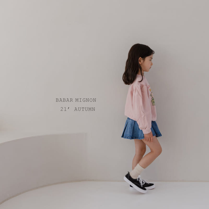 BABAR MIGNON - Korean Children Fashion - #Kfashion4kids - Pleats Denim Skirt - 7