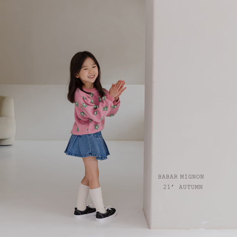 BABAR MIGNON - Korean Children Fashion - #Kfashion4kids - Pleats Denim Skirt - 9