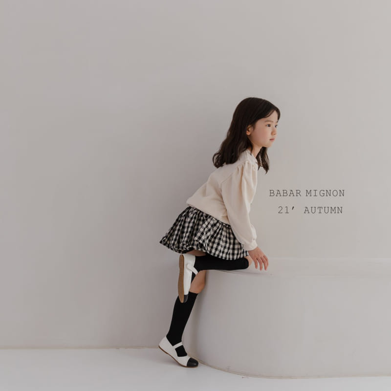 BABAR MIGNON - Korean Children Fashion - #Kfashion4kids - Lovely Check Skirt - 11