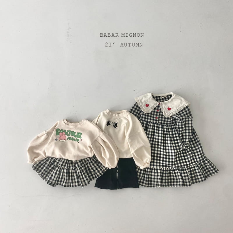 BABAR MIGNON - Korean Children Fashion - #Kfashion4kids - Lovely Check Skirt - 4