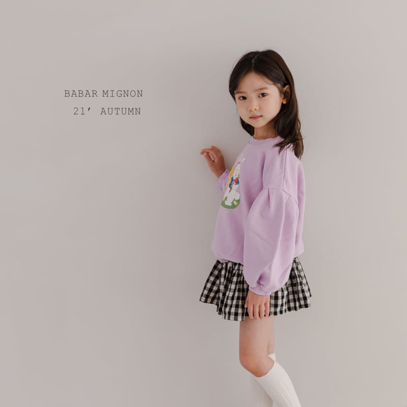 BABAR MIGNON - Korean Children Fashion - #Kfashion4kids - Lovely Check Skirt - 5