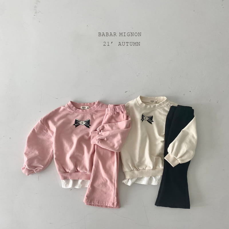 BABAR MIGNON - Korean Children Fashion - #Kfashion4kids - Cha Top Bottom Set