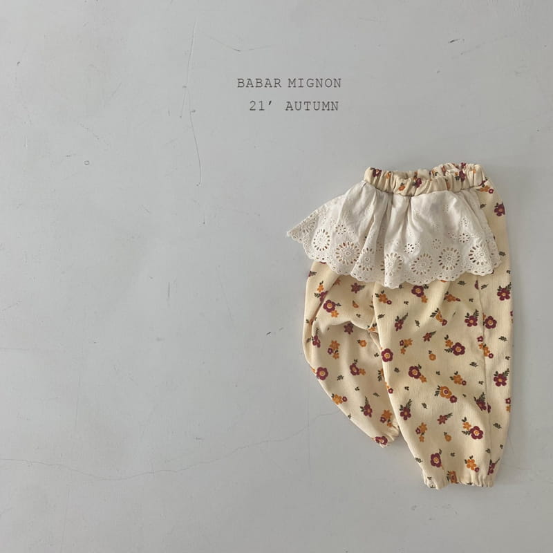 BABAR MIGNON - Korean Children Fashion - #Kfashion4kids - Lace Floral Pants - 11