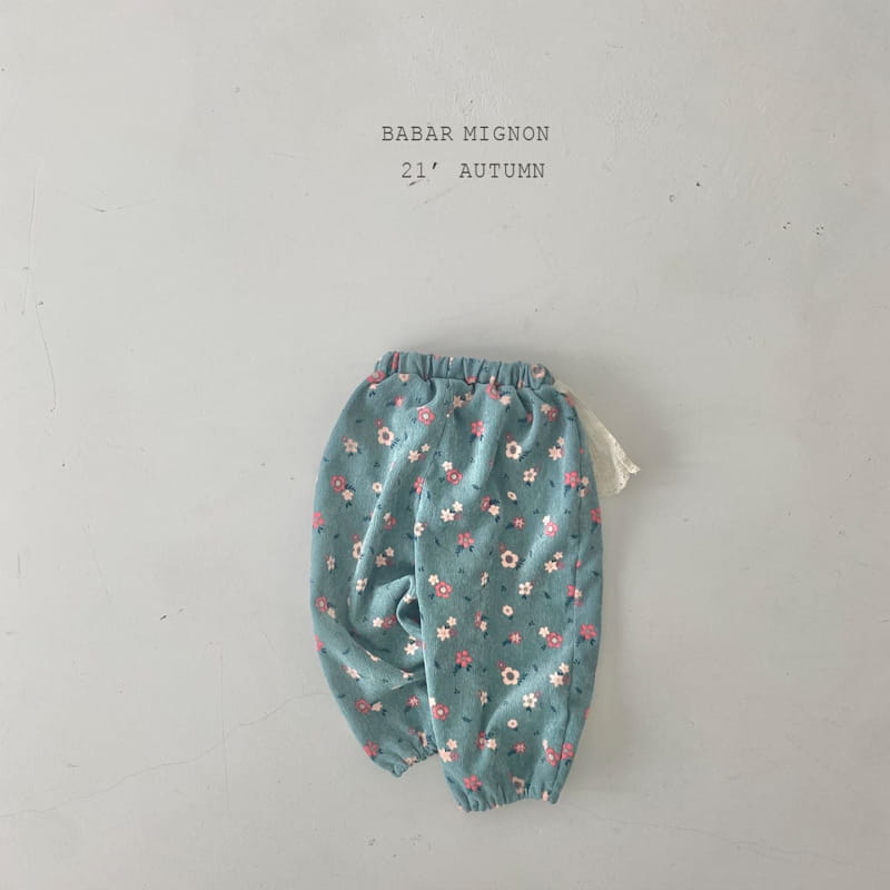 BABAR MIGNON - Korean Children Fashion - #Kfashion4kids - Lace Floral Pants - 9