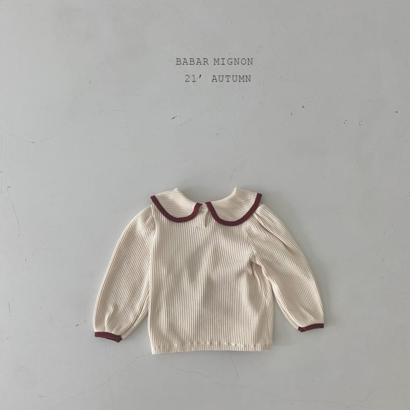 BABAR MIGNON - Korean Children Fashion - #Kfashion4kids - Flower Collar Tee - 10