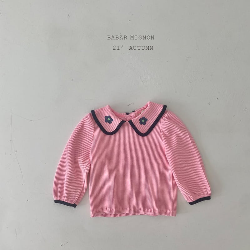 BABAR MIGNON - Korean Children Fashion - #Kfashion4kids - Flower Collar Tee - 11