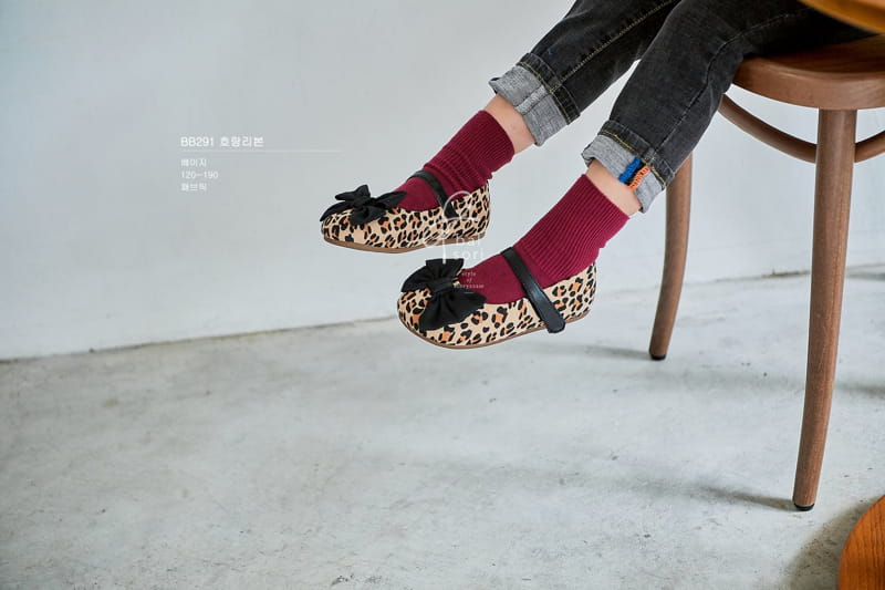 BABYZZAM - Korean Children Fashion - #Kfashion4kids - Tiger Ribbon Flats - 12