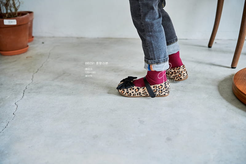 BABYZZAM - Korean Children Fashion - #Kfashion4kids - Tiger Ribbon Flats - 9