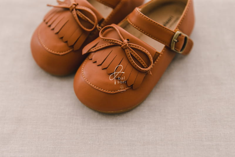 BABYZZAM - Korean Children Fashion - #Kfashion4kids - Mustache Ribbon Flats - 6