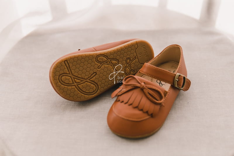 BABYZZAM - Korean Children Fashion - #Kfashion4kids - Mustache Ribbon Flats - 8