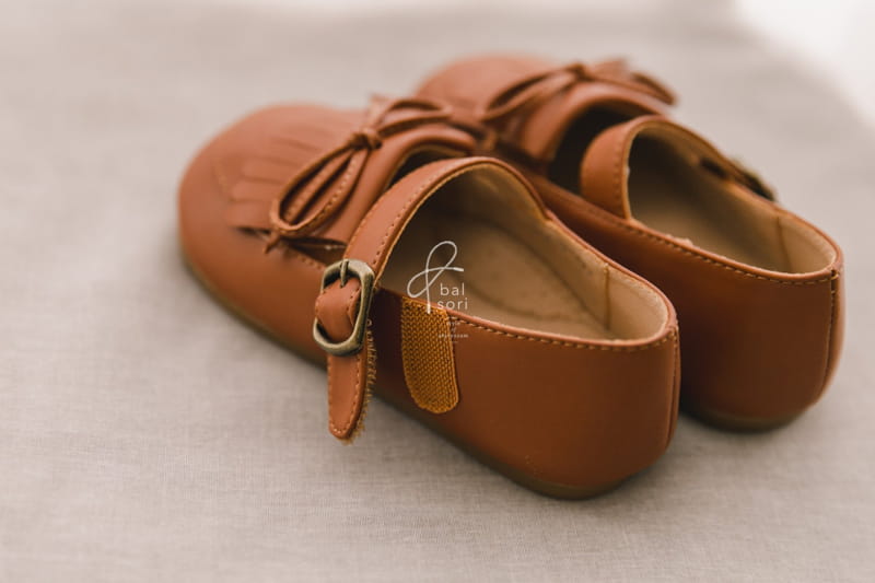 BABYZZAM - Korean Children Fashion - #Kfashion4kids - Mustache Ribbon Flats - 9
