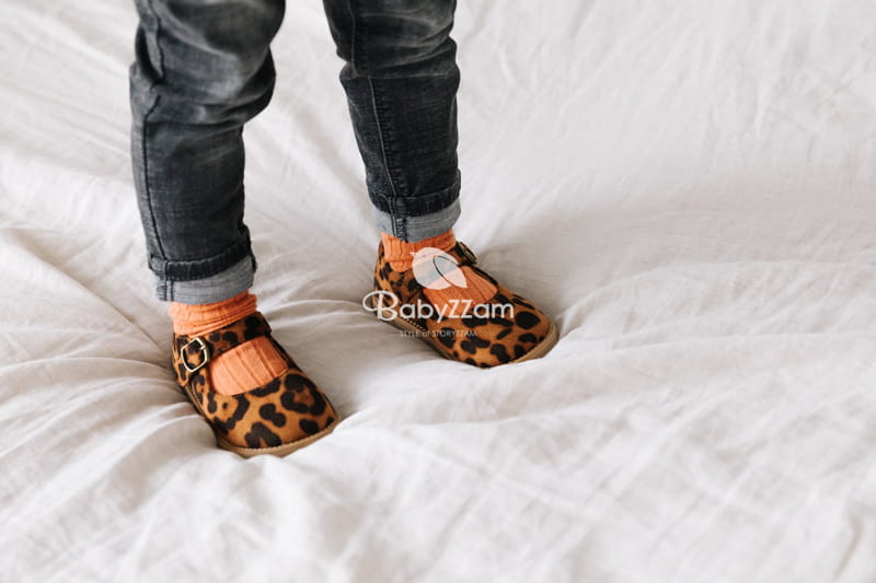 BABYZZAM - Korean Children Fashion - #Kfashion4kids - Circle Tiger Flats - 2