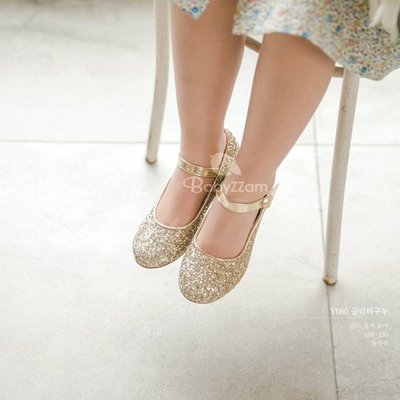 BABYZZAM - Korean Children Fashion - #Kfashion4kids - Glitter Flats