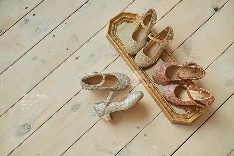 BABYZZAM - Korean Children Fashion - #Kfashion4kids - Glitter Flats - 8