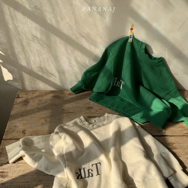 BANANA J - Korean Children Fashion - #Kfashion4kids - Adult Talk Sweatshirt