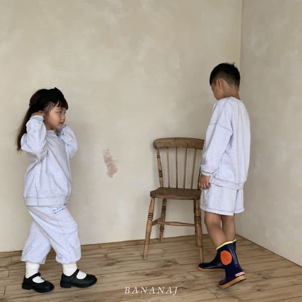 BANANA J - Korean Children Fashion - #Kfashion4kids - Stitch Top Bottom Set - 12