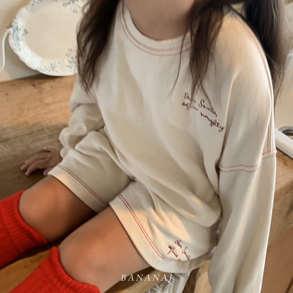 BANANA J - Korean Children Fashion - #Kfashion4kids - Stitch Top Bottom Set - 6