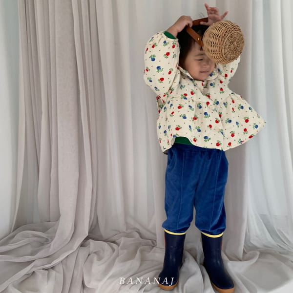 BANANA J - Korean Children Fashion - #Kfashion4kids - Veloure Jogger Pants - 4