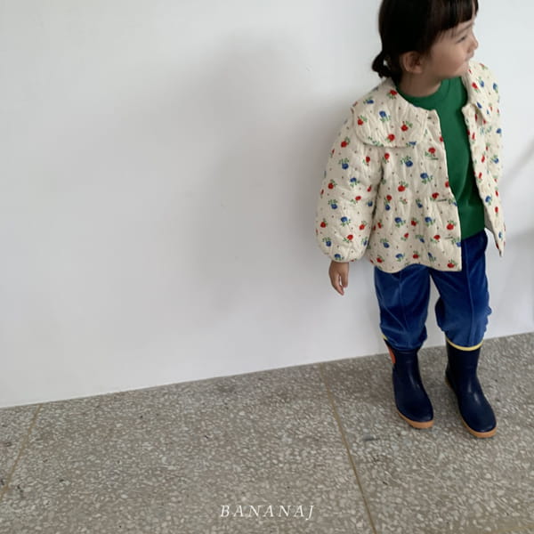 BANANA J - Korean Children Fashion - #Kfashion4kids - Veloure Jogger Pants - 5