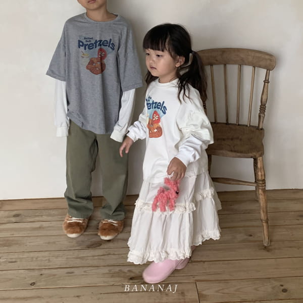 BANANA J - Korean Children Fashion - #Kfashion4kids - Pretzels Tee - 11