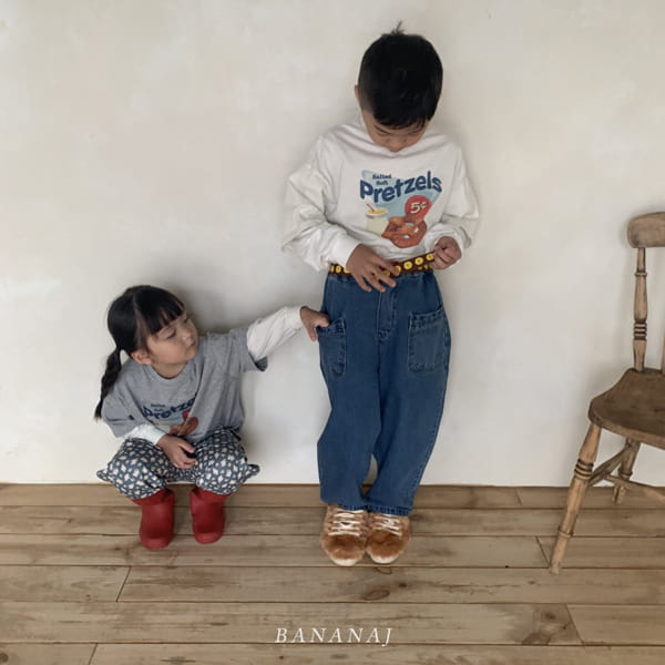 BANANA J - Korean Children Fashion - #Kfashion4kids - Pretzels Tee - 12