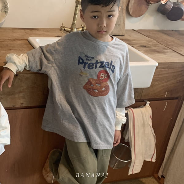 BANANA J - Korean Children Fashion - #Kfashion4kids - Pretzels Tee - 7