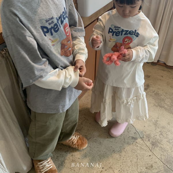 BANANA J - Korean Children Fashion - #Kfashion4kids - Pretzels Tee - 8