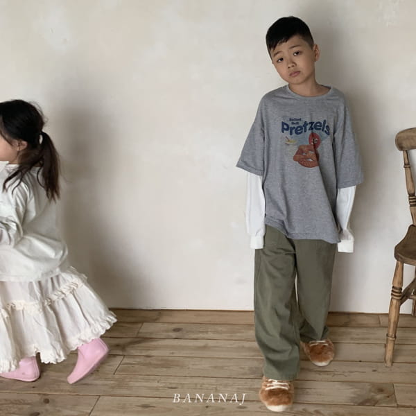 BANANA J - Korean Children Fashion - #Kfashion4kids - Pretzels Tee - 9