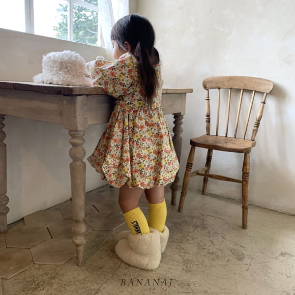 BANANA J - Korean Children Fashion - #Kfashion4kids - Pumpkin One-piece - 5