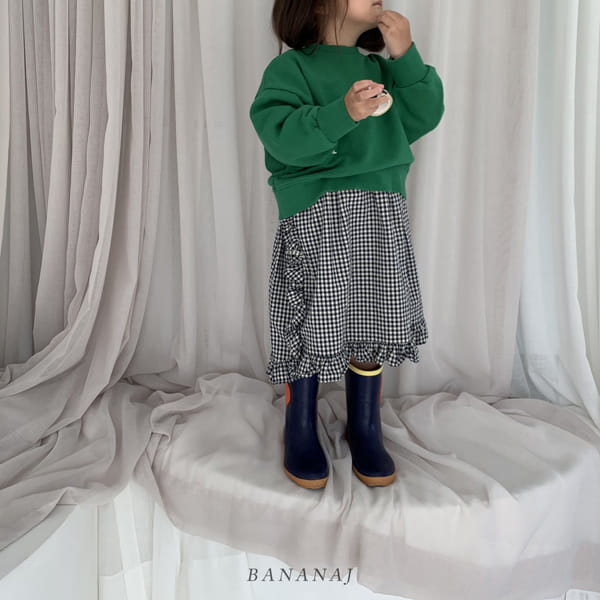 BANANA J - Korean Children Fashion - #Kfashion4kids - March Check One-piece - 10