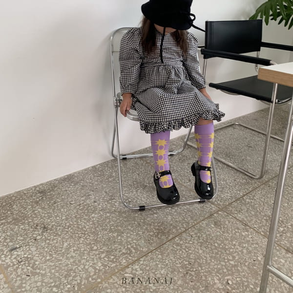 BANANA J - Korean Children Fashion - #Kfashion4kids - March Check One-piece - 4