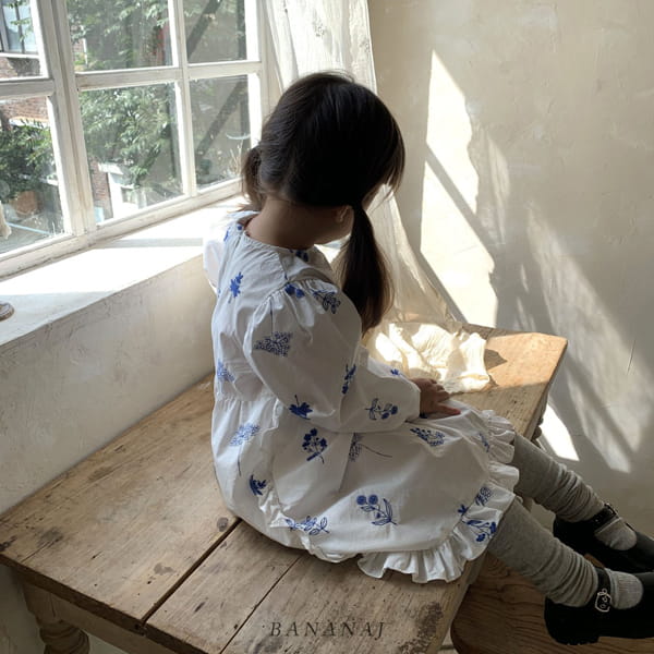 BANANA J - Korean Children Fashion - #Kfashion4kids - March Embroidery One-piece - 6