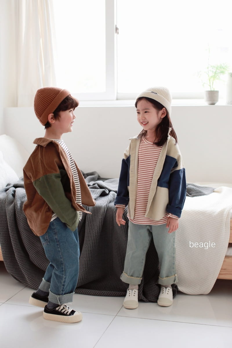 BEAGLE - Korean Children Fashion - #Kfashion4kids - Gogo Cutting Denim Pants - 4